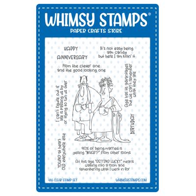 Whimsy Stamps Stempel - Old Fart Couple